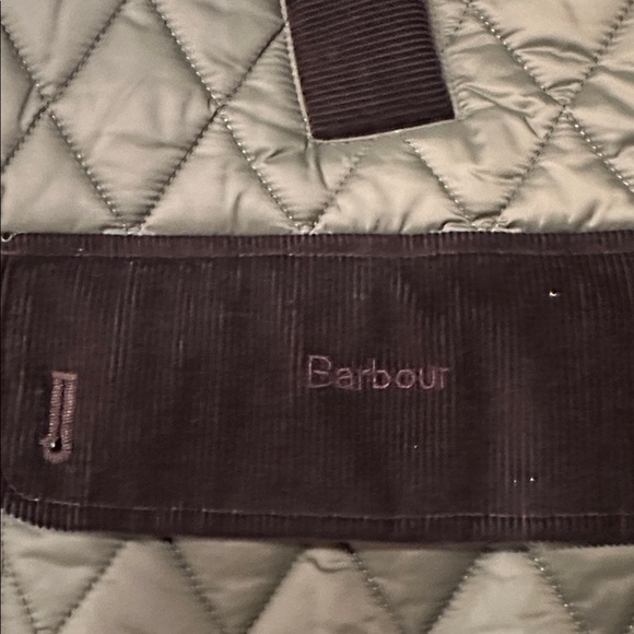 Barbour Olive Quilted Utility Jacket - Picture 8 of 11